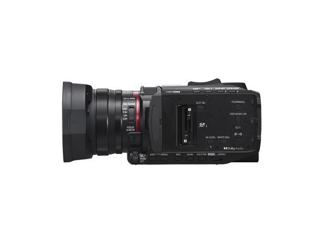 Panasonic X1200 4K Camcorder, Wide Angle Telephoto Lens with 24X Zoom, Hybrid O. I.S.,Lightweight Heat Dispersing Design, Eco Packaging - HC-X1200