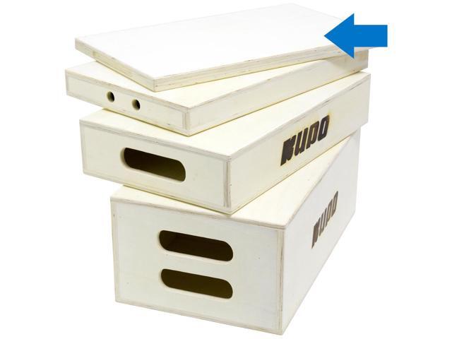Kupo 20x12x1' Wooden Apple Box, Pancake, Natural
