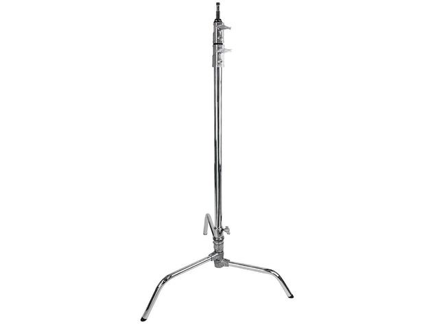 Kupo 40' Master C-Stand with Turtle Base with Baby Boom, Grip Head, Camera Mounting Plate and 10 lbs Weight Bag