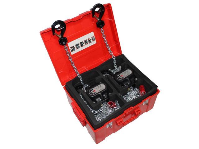 ProX XT-MCH1TX2-30FT 1T Manual Chain Stage Hoist with 30' Chain, 2-Pack