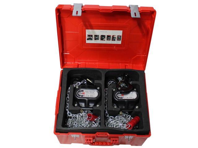 ProX XT-MCH1TX2-30FT 1T Manual Chain Stage Hoist with 30' Chain, 2-Pack