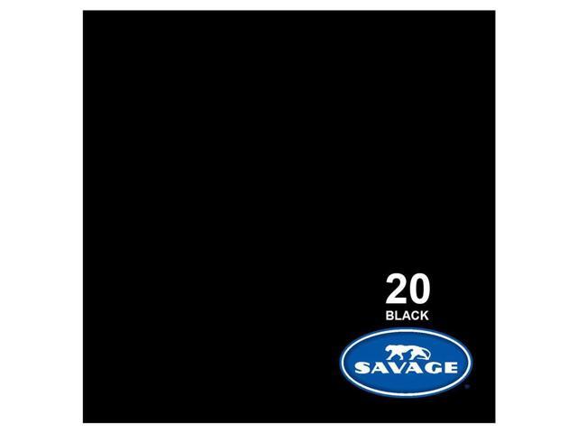 Savage Widetone Seamless Background Paper, 86' wide x 36', Black #20