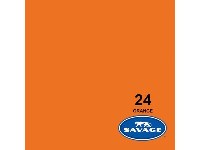 Savage Widetone Seamless Background Paper, 86' wide x 36' Orange, #24
