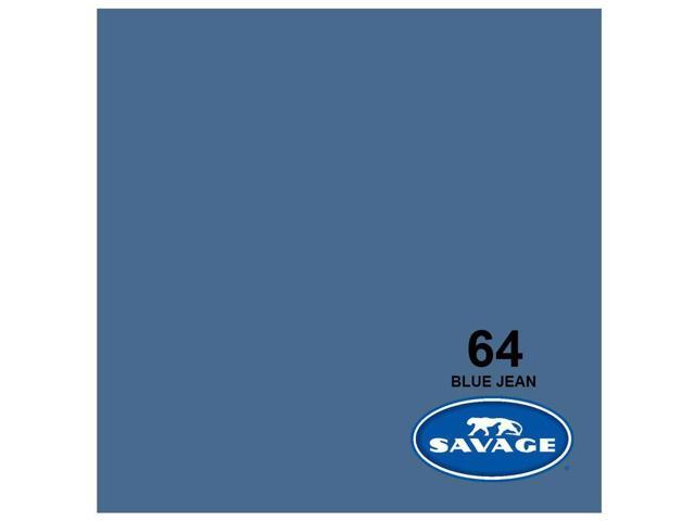 Savage Widetone Seamless Background Paper, 86' wide x 36', Blue Jean, #64