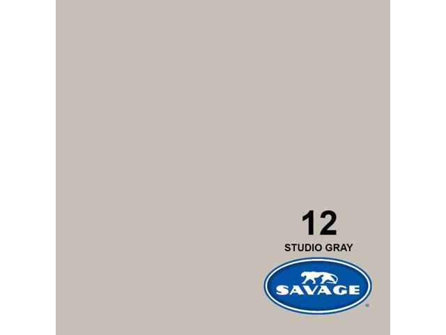 Savage Widetone Seamless Background Paper, 53'x18', Studio Gray, #12