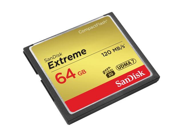 SanDisk 64GB Extreme Compact Flash Memory Card - Pack of 2