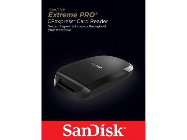 SanDisk - Extreme PRO USB 3.1 CFexpress Memory Card Reader - Black - image 7
