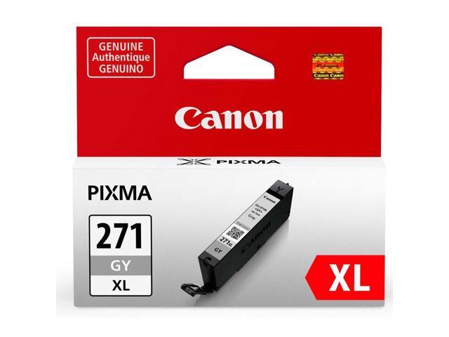 Canon 2 Pack CLI-271 XL Gray Ink Tank for PIXMA MG7720, TS8020, TS9020 Printers - 10.8ml