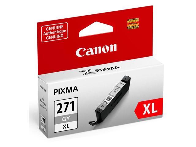 Canon 2 Pack CLI-271 XL Gray Ink Tank for PIXMA MG7720, TS8020, TS9020 Printers - 10.8ml