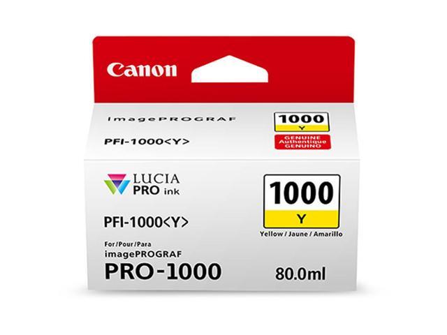 Canon 2 Pack PFI-1000Y Yellow LUCIA PRO ink for imagePROGRAF PRO-1000