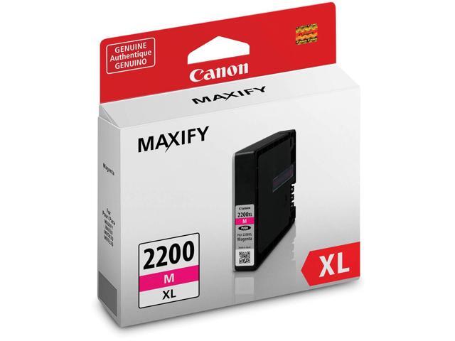 Canon PGI-2200 XL Magenta Pigment Ink Tank for iB4020, iB4120, MB5020, MB5120, MB5320, MB5420 MAXIFY Series Printers, 2-Pack