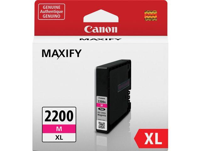 Canon PGI-2200 XL Magenta Pigment Ink Tank for iB4020, iB4120, MB5020, MB5120, MB5320, MB5420 MAXIFY Series Printers, 2-Pack