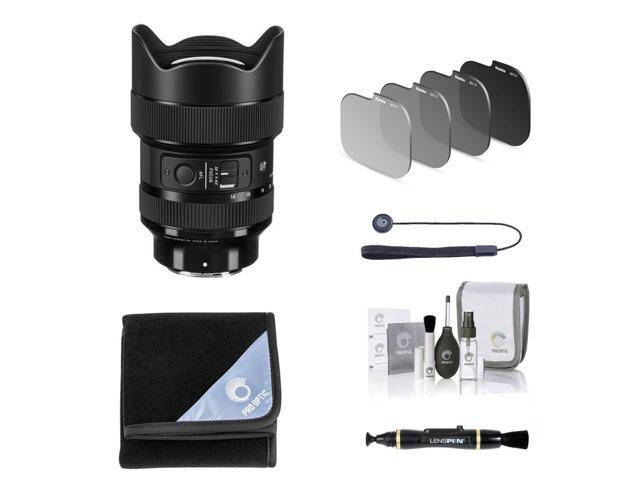 Sigma 14-24mm f/2.8 DG DN ART Lens for Sony E, Bundle with Haida Rear Lens ND Filter Kit, Lens Wrap, Lens Cleaner, Cleaning Kit