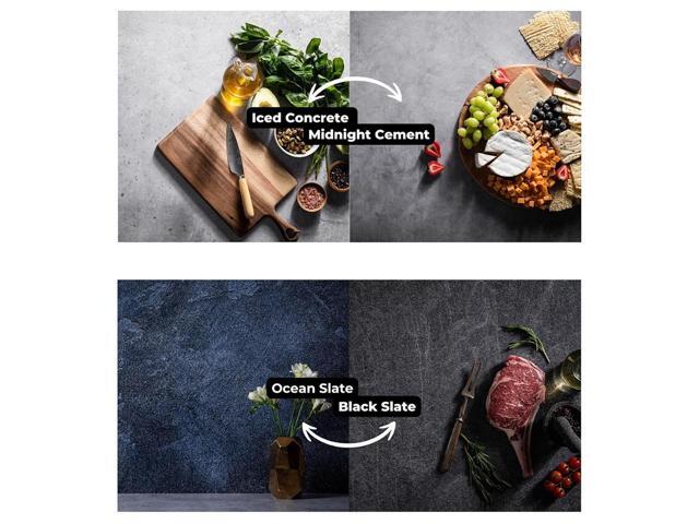 V-FLAT WORLD Kitchen Kit with 4x 24x24' Double Sided Duo Board Backdrop and 2x Shadow Board