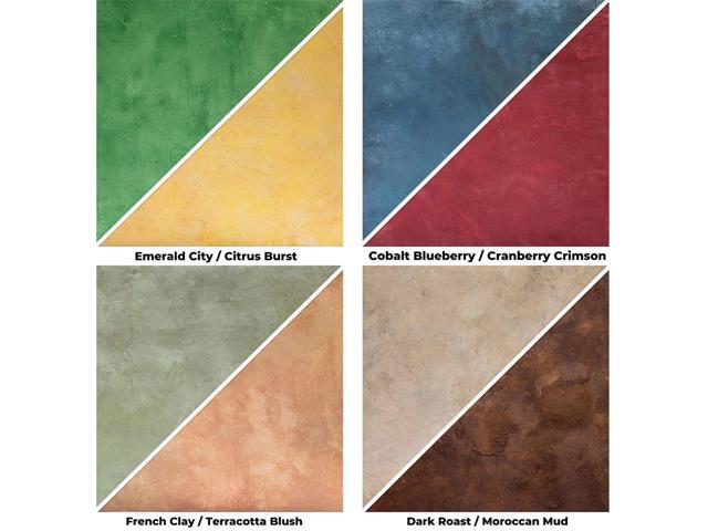 V-FLAT WORLD Textured Kit with 4x 24x24' Double Sided Duo Board Backdrop and 2x Shadow Board