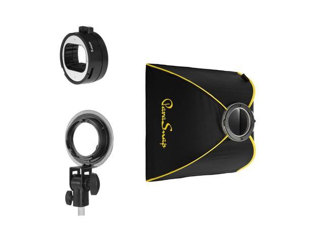 Glow ParaSnap 24x24' Square New Generation SterlingFibre Softbox with OTA-S Speedlight Mount Adapter