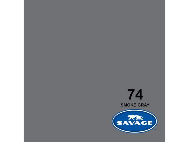 Savage Widetone Seamless Background Paper, 86' wide x 36' Smoke Gray, #74