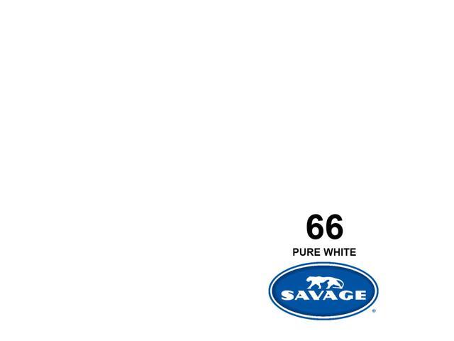 Savage Widetone Seamless Background Paper, 26' wide x 36', Pure White, #66