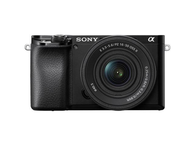 Sony - Alpha 6100 APS-C Mirrorless Camera 4K Video Camera with E PZ 16-50mm Lens - Black - image 7