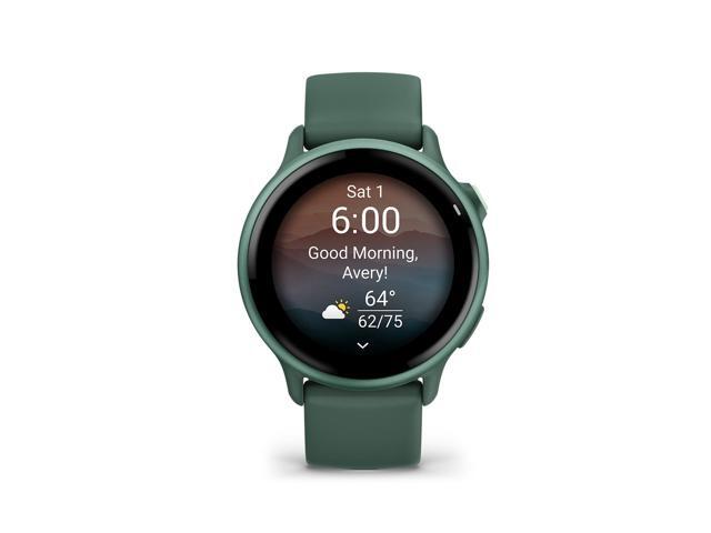 Garmin - vívoactive 6 GPS Smartwatch 42 mm Fiber-reinforced polymer - Metallic Jasper Green with Jasper Green Band - (2025) - image 6