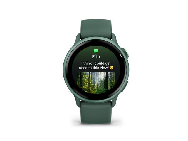 Garmin - vívoactive 6 GPS Smartwatch 42 mm Fiber-reinforced polymer - Metallic Jasper Green with Jasper Green Band - (2025) - image 7