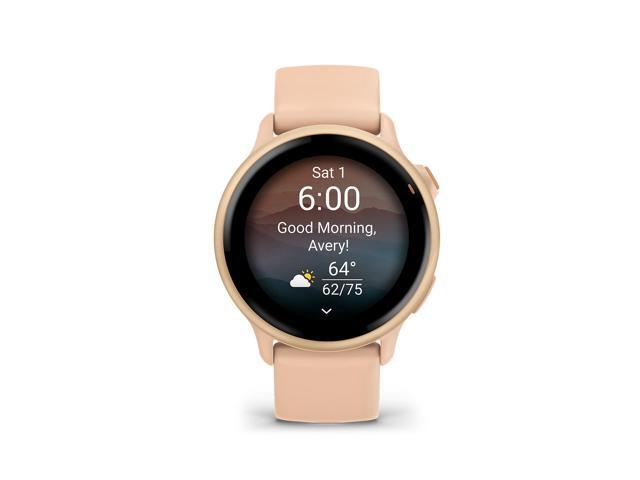 Garmin - vívoactive 6 GPS Smartwatch 42 mm Fiber-reinforced polymer - Metallic Pink Dawn with Pink Dawn Band - (2025) - image 8