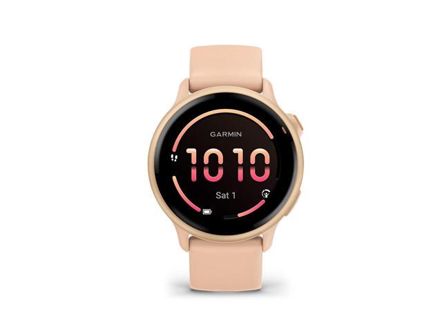 Garmin - vívoactive 6 GPS Smartwatch 42 mm Fiber-reinforced polymer - Metallic Pink Dawn with Pink Dawn Band - (2025) - image 9