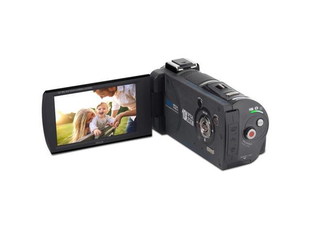 Minolta MN4K100Z 28MP 4K Ultra HD 3.5' Touchscreen Night Vision Camcorder, Gunmetal