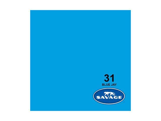 Savage Widetone Seamless Background Paper, 26' wide x 36', Blue Jay, #31