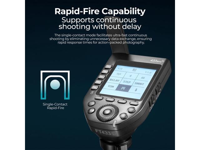 Flashpoint FT433S TTL Wireless Flash Trigger for Sony, Godox FT433S