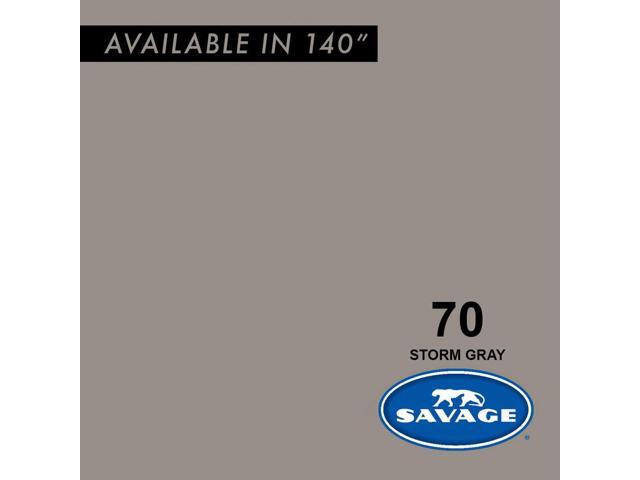 Savage Widetone Seamless Background Paper, 86' wide x 36' Storm Gray