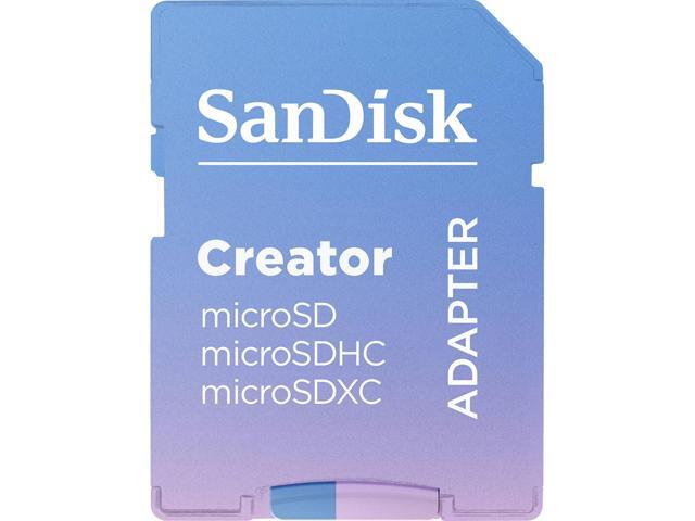 SanDisk Creator Series 1TB UHS-I microSDXC Memory Card with SD Adapter - - 190 MB/s Read - 130 MB/s Write (SDSQXAV-1T00-GN6MS)