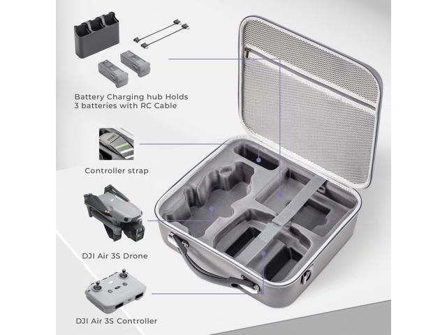 Aries Carrying Case for DJI Air 3S Fly More Combo, Gray