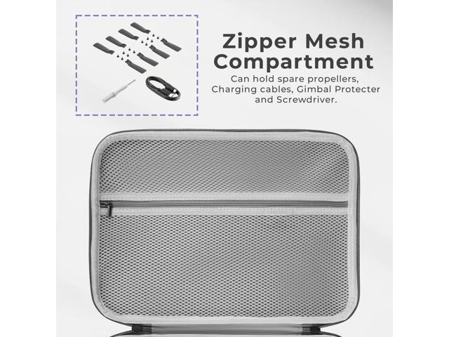 Aries Carrying Case for DJI Flip Fly More Combo, Gray