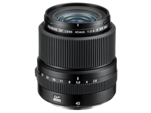 Fujifilm GF 45mm f/2.8 R WR Lens, Bundle with 62mm Digital Essentials Filter Kit and 15x15' Lens Wrap