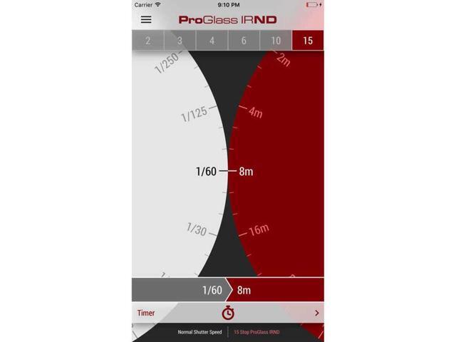 Lee Filters ProGlass 100x100mm IRND 15 Stop 4.5 ND Glass Filter #PG15