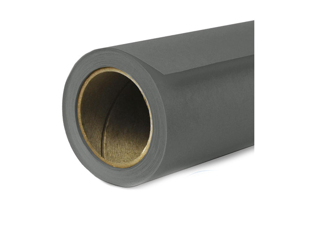 Savage 53'x36' Widetone Seamless Background Paper, Thunder Gray, 2-Pack, Bundle with 4x 1-1/4x1' Steel Spring Orange Clamp