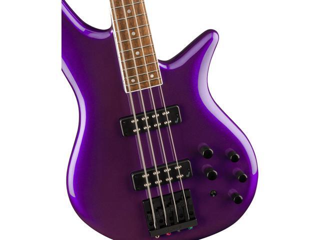 Jackson Jackson X Series Spectra Bass SBX IV Bass Guitar, Laurel Fingerboard, Deep Purple Metallic