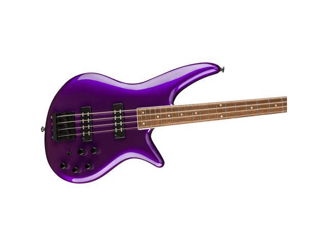 Jackson Jackson X Series Spectra Bass SBX IV Bass Guitar, Laurel Fingerboard, Deep Purple Metallic