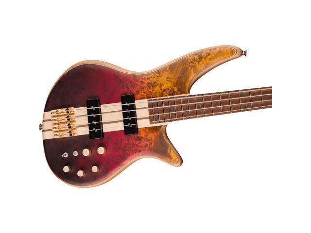 Jackson Pro Series Spectra Bass SBP IV Bass Guitar, Firestorm Fade