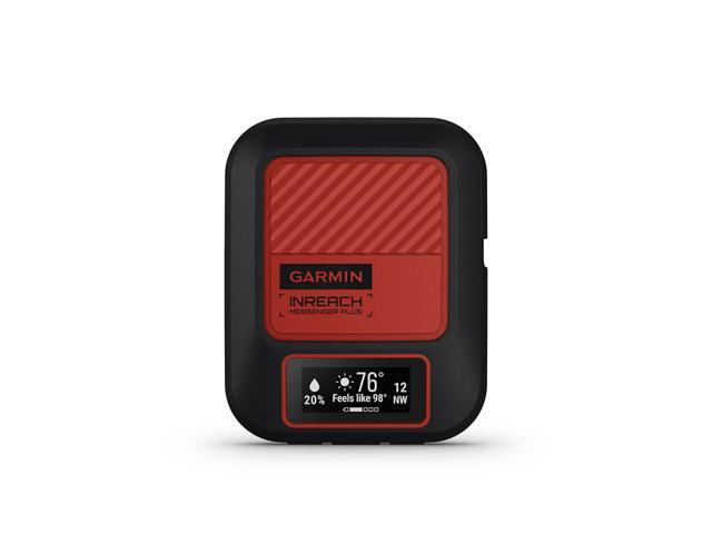 Garmin - inReach Messenger Plus SOS Satellite Communicator with Photo & Voice Messaging 1.08" GPS with Built-In Bluetooth - Black/Red - image 3