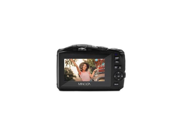 Minolta MND55 64 MP AF 4K Ultra HD Digital Camera with WiFi, Black