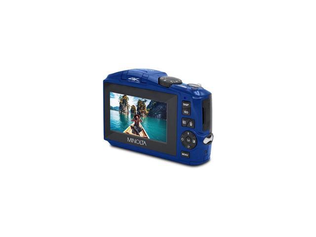 Minolta MND55 64 MP AF 4K Ultra HD Digital Camera with WiFi, Blue