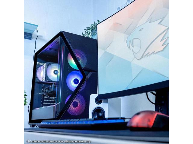 iBUYPOWER - Slate MESH Gaming Desktop PC - AMD Ryzen 9 9900X, NVIDIA GeForce RTX 5070Ti 16GB, 32GB DDR5 RGB,2TB NVMe - Black - image 10