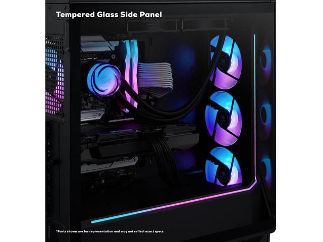 iBUYPOWER - Slate MESH Gaming Desktop PC - AMD Ryzen 9 9900X, NVIDIA GeForce RTX 5070Ti 16GB, 32GB DDR5 RGB,2TB NVMe - Black - image 11