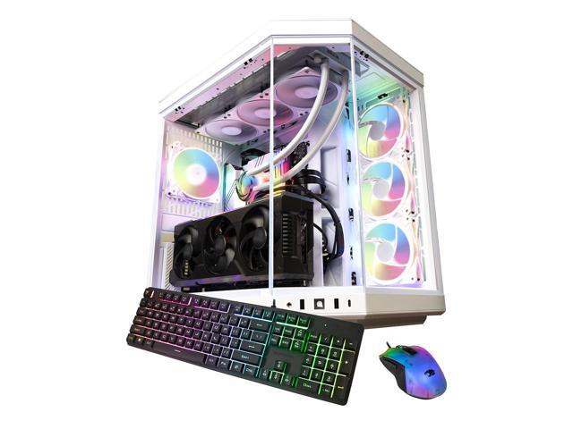 iBUYPOWER - Y70 Snow Gaming Desktop PC - AMD Ryzen 9 9900X, NVIDIA GeForce RTX 5070Ti 16GB, 64GB DDR5 RGB,1TB SSD - White - image 8