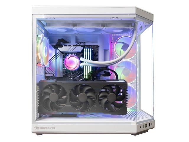 iBUYPOWER - Y70 Snow Gaming Desktop PC - AMD Ryzen 9 9900X, NVIDIA GeForce RTX 5070Ti 16GB, 64GB DDR5 RGB,1TB SSD - White - image 10