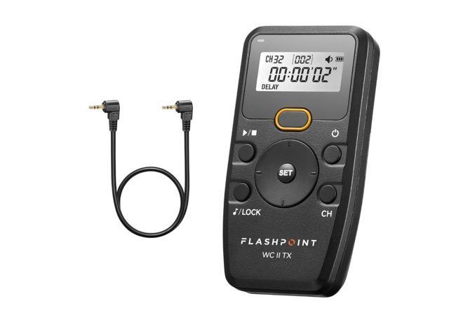 Flashpoint Wave Commander II Remote Tx w/Cable for Canon Camera w/2.5mm Sub-Mini