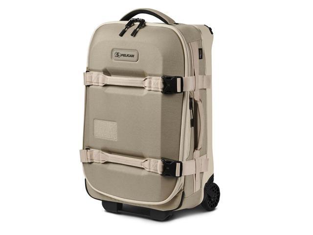 Pelican Aegis HY22 22' Wheeled Carry-On Roller Hybrid Duffel Bag, Sand, Bundle with PX18 18L Travel Backpack and SXH5 Protective Cross Body Sling Bag