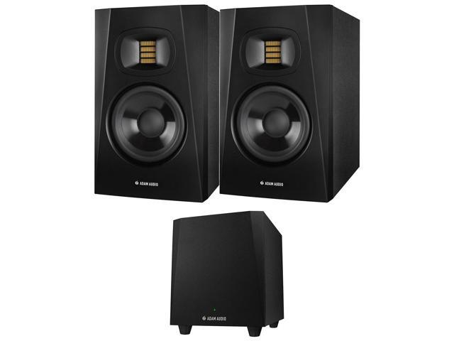 Adam Audio T-Series T5V 5' 70W Nearfield Monitor, Pair,w/T10S 10' 130W Subwoofer